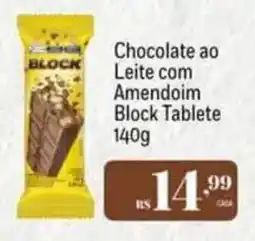 Muffato Chocolate ao leite com amendoim block tablete oferta
