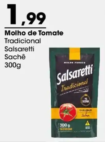 Zaffari Molho de Tomate Tradicional Salsaretti Sachê oferta