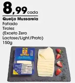 Zaffari Queijo Mussarela Fatiado oferta