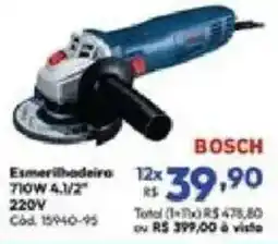 Lojas Becker Esmerilhadeira bosch oferta