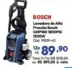 Lojas Becker Lavadora de Alta Pressão Bosch oferta
