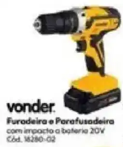 Lojas Becker Furadeira e Parafusadeira com impacto oferta