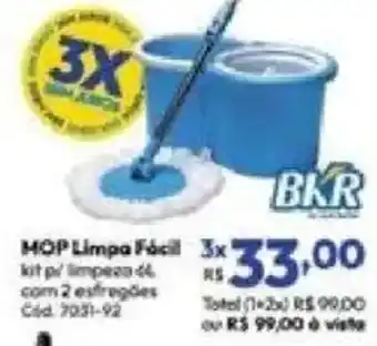Lojas Becker Mop limpa fácil oferta