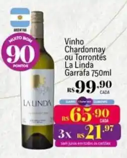 Muffato Vinho Chardonnay ou Torrontes La Linda oferta
