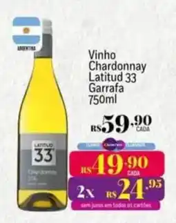 Muffato Vinho Chardonnay Latitud 33 oferta