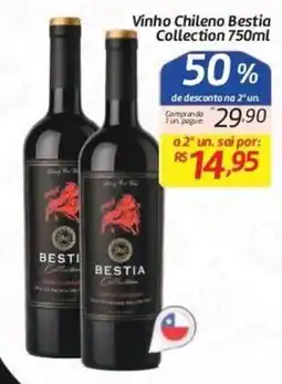 Comper Vinho Chileno Bestia Collection oferta