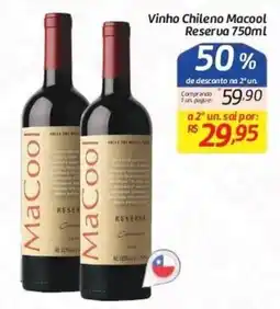 Comper Vinho Chileno Macool Reserva oferta