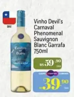 Muffato Vinho Devil's Carnaval Phenomenal Sauvignon Blanc Garrafa oferta