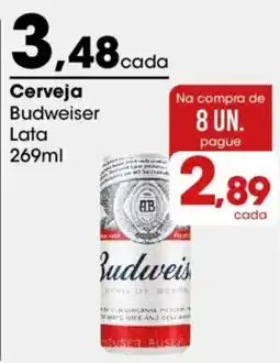 Zaffari Cerveja Budweiser Lata oferta