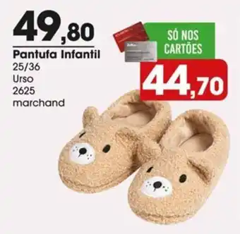 Pantufa Infantil Urso