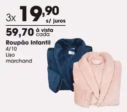 Zaffari Roupão Infantil oferta