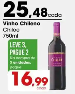 Zaffari Vinho Chileno Chiloe oferta