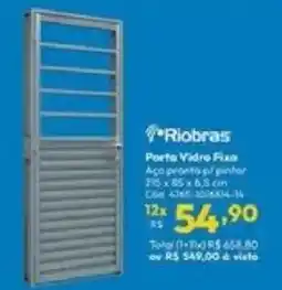 Lojas Becker Porta Vidro Fixo oferta