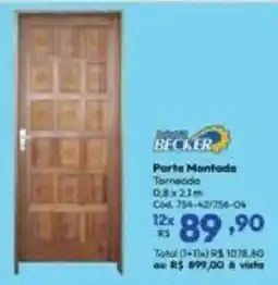 Lojas Becker Porta Montada Tornoeada oferta