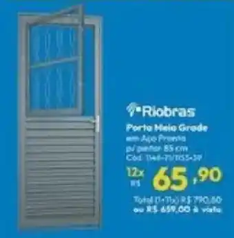 Lojas Becker Porta Meia Grade em Aço Pronto oferta