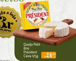 Muffato Queijo Petit Brie Président oferta