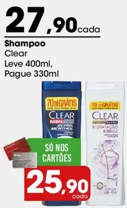 Zaffari Shampoo clear oferta