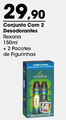 Zaffari Conjunto com 2 desodorantes rexona oferta