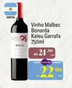 Muffato Vinho Malbec Bonarda Kaleu Garrafa oferta