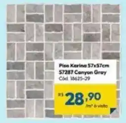 Lojas Becker Piso Karina 57x57cm oferta