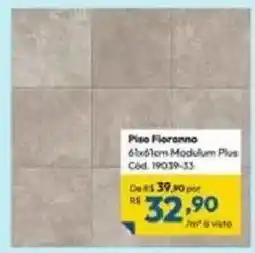 Lojas Becker Piso Fioranno oferta