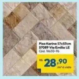Lojas Becker Piso Karina 57x57cm oferta