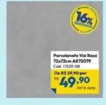Lojas Becker Porcelanato Via Rosa oferta
