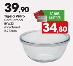 Zaffari Tigela Vidro Com Tampa oferta