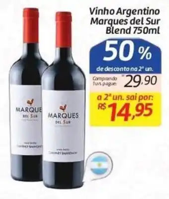 Vinho Argentino Marques del Sur Blend