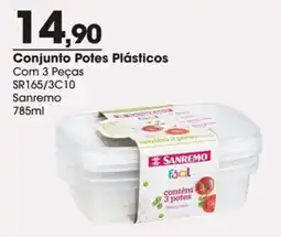 Zaffari Conjunto Potes Plásticos oferta