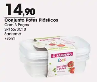 Zaffari Conjunto Potes Plásticos oferta