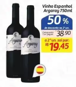 Comper Vinho Espanhol Argaray oferta