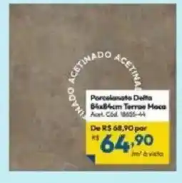 Lojas Becker Porcelanato Delta Terrae Moca oferta