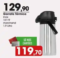 Zaffari Garrafa Térmica Inox oferta