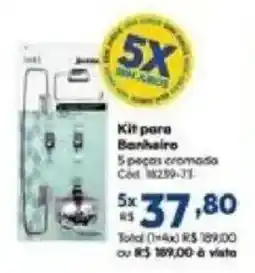 Lojas Becker Kit para Banheiro oferta