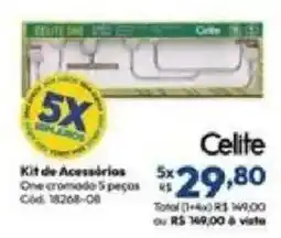 Lojas Becker Kit de Acessórios Celite oferta