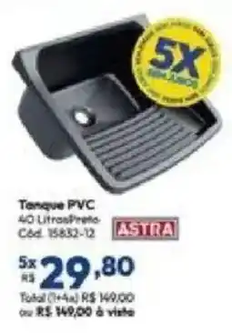 Lojas Becker Tanque pvc oferta