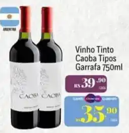 Muffato Vinho Tinto Caoba Tipos oferta