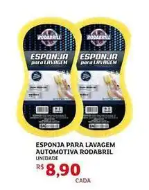Assaí Atacadista Rodabril - esponja para lavagem automotiva oferta