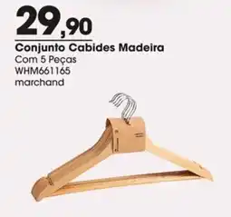 Zaffari Conjunto Cabides Madeira oferta