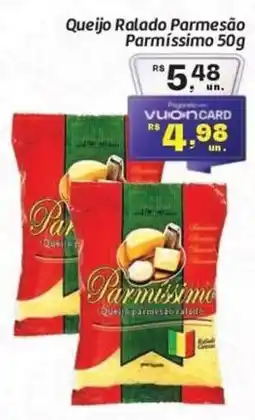 Comper Queijo ralado parmesão parmíssimo oferta