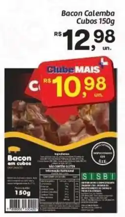 Comper Bacon em cubos oferta