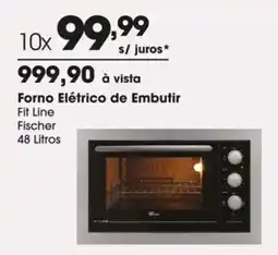 Zaffari Forno Elétrico de Embutir Fit Line Fischer oferta