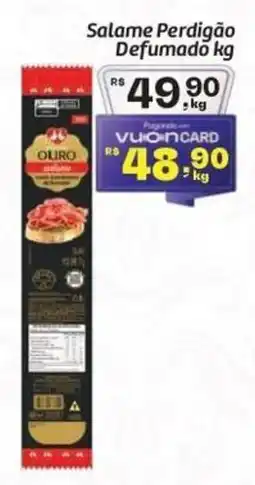 Comper Salame Perdigão Defumado kg oferta