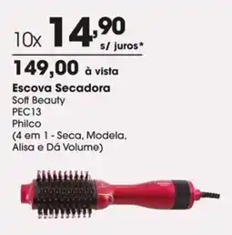 Zaffari Escova Secadora Soft Beauty PEC13 oferta