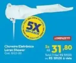 Lojas Becker Chuveiro Eletrônico Loren Shower oferta