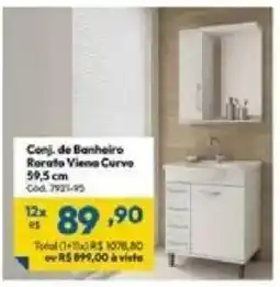 Lojas Becker Conj. de Banheiro Rarato Viene Curvo oferta