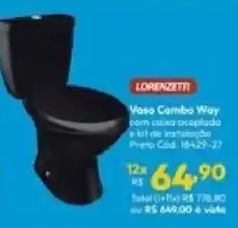 Lojas Becker Vaso Combo Way oferta