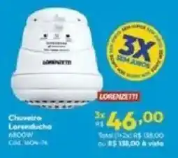 Lojas Becker Chuveiro Lorenducho oferta