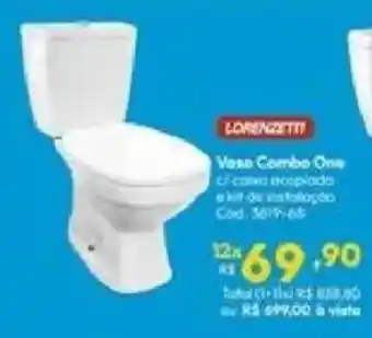 Lojas Becker Vaso Combo One oferta